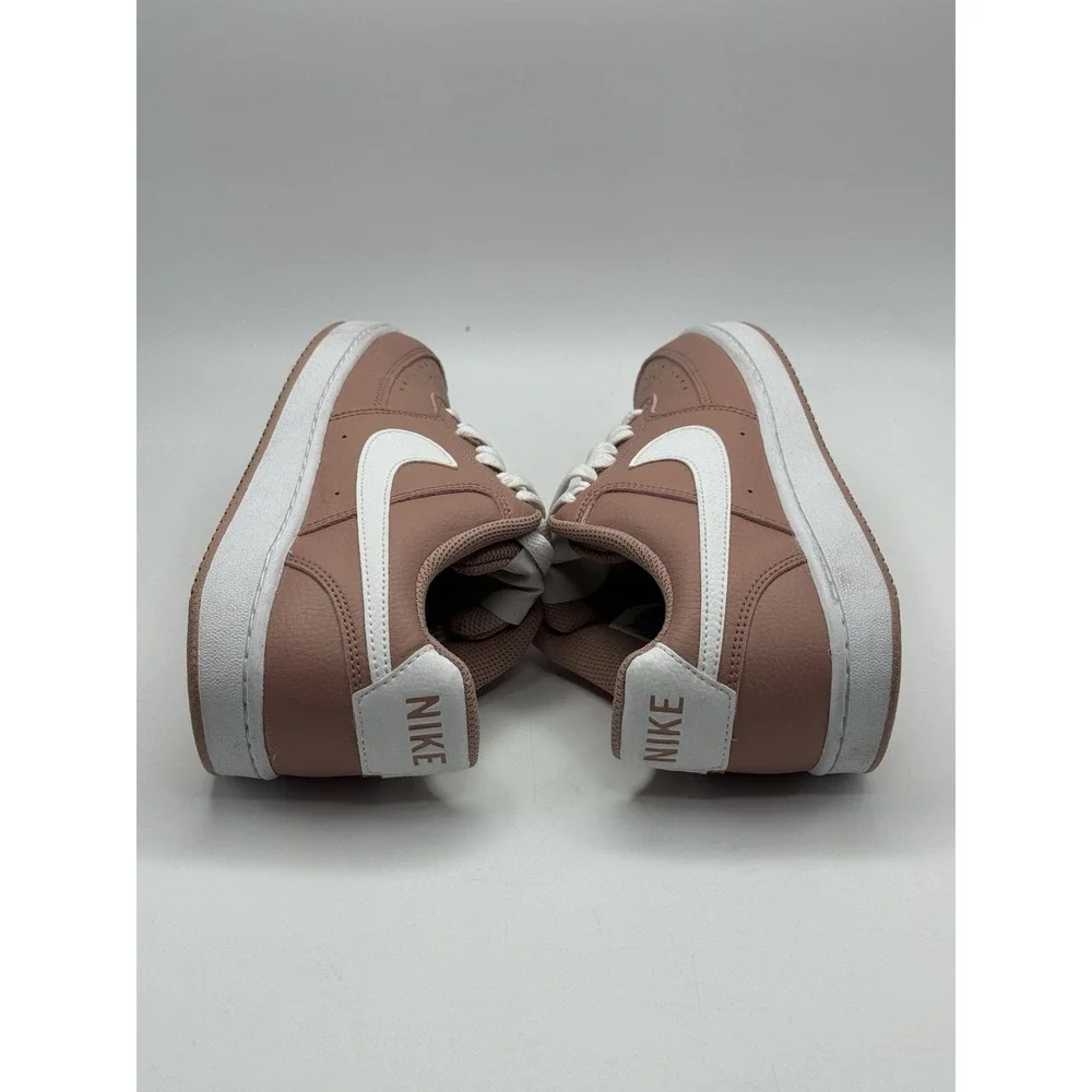 Nike Women's Court Vision Lo Sneakers Size 7 DH3158 600 Pink Rose White Shoe